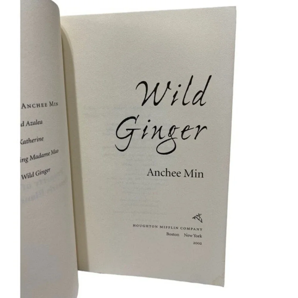 Book WILD GINGER, A Novel, Min, Anchee